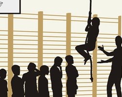 Большинство школьников не выдерживают физических нагрузок