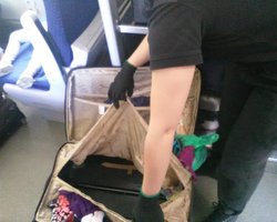 Польские пограничники поймали женщину с 8-летним сыном в чемодане