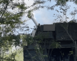 Украинские военные показали уничтожение вражеской Мста-Б из американской САУ М109 (видео)