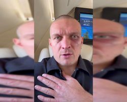 "Усе чудово — перемога є": Усик з борту літака звернувся до вболівальників (відео)