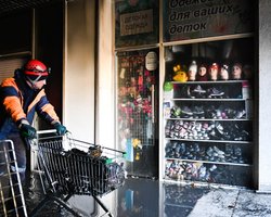 Следственный комитет РФ опубликовал записи камер видеонаблюдения в "Зимней вишне"