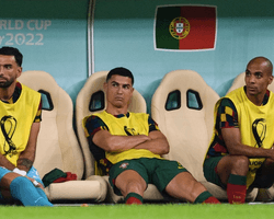 Роналду ушел с поля, решив не праздновать выход Португалии в 1/4 ЧМ-2022 (фото, видео)