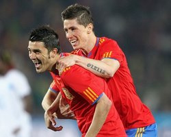 ЧМ-2010: Вилья вступился за Торреса