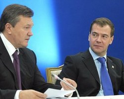 Сегодня Янукович и Медведев обсудят газовые вопросы