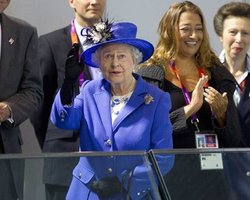 Елизавета II посетила Олимпийский парк