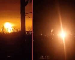 У Росії закривали небо, зникало світло і горіли заводи: що відомо про нічну атаку БПЛА