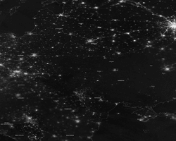 NASA показало, як виглядав блекаут в Україні з космосу 23 листопада (фото)