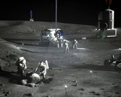 Лазерная технология может помочь NASA построить колонию на Луне из пыли