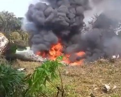 У Колумбії розбився військовий літак: на борту були 110 солдатів (відео)