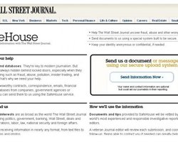 Газета Wall Street Journal запустила сайт-конкурент WikiLeaks