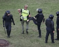 МВД Беларуси смягчило политику задержаний журналистов