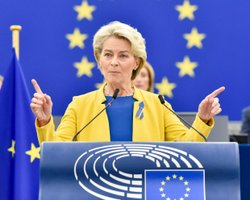 "Майбутнє України лежить у ЄС": фон дер Ляєн назвала 5 пріоритетів союзу у мирному плані