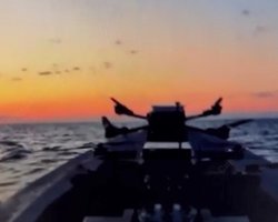 "Минус" три РЛС "Небо": морские дроны и ударные борта "Лазарь" атаковали базу ВС РФ в Крыму (видео)