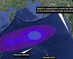 К побережью США приближаются миллионы тонн японского мусора, смытого цунами