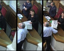 Прикрылась газеткой: Журналисты уличили Бахтееву в голосовании за коллегу