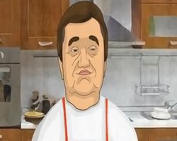 Януковича высмеяли в предвыборном мультфильме Путина