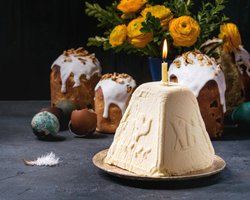 Пасха 2023. Рецепт вкусной творожной пасхи без яиц