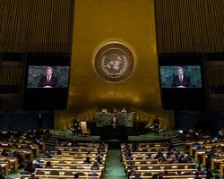 Мир в Украине в обмен на свободу Украины. О чем говорил Порошенко на Генассамблее ООН