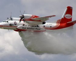 Украинские самолеты впервые сбросили воду на очаги пожаров в Турции (видео)