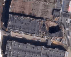 Последствия теракта в "Крокусе": появились спутниковые снимки сгоревшего здания (фото)