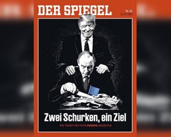 "Два лиходії — одна мета": Der Spiegel вийшов із Трампом і Путіним на обкладинці