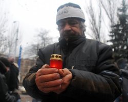 В Донецке одного голодающего чернобыльца увезла скорая