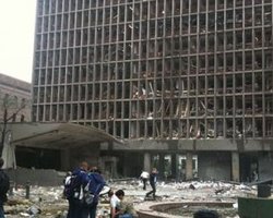 Журналисты впервые посетили взорванное Брейвиком здание