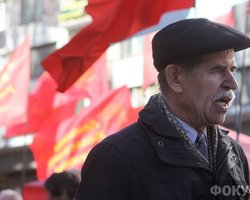 В Харькове коммунисты митингуют против пенсионной реформы