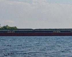 У Херсоні окупанти викрали баржу, яка перевозила кавуни до Києва (фото)