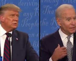 Байден во время дебатов назвал Трампа "клоуном" и "щенком Путина"
