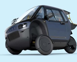 У Франції створили оригінальний електричний веломобіль із дверима і дахом (відео)