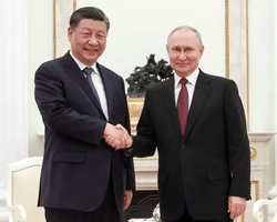 У Китая с Россией "общие или схожие цели", — Си Цзиньпин на встрече с Путиным