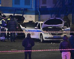 Подрыв авто ДПС в Москве: в РФ обнародовали видео взрыва, реагировать пришлось и Путину