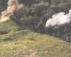 Бойцы ВСУ уничтожили вражескую переносную реактивную пусковую установку "Град-П" (видео)