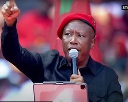 "Путін — це ми": лідер радикалів ПАР Малема підтримав політику президента РФ (відео)