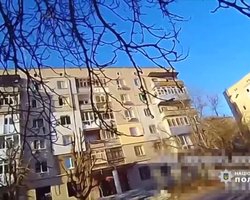 "Реалії роботи": поліцейські показали бій з ворожими дронами в Бериславі (відео)