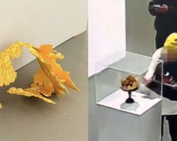 Мальчик повредил редкое произведение из золота на выставке: экспонат стоит миллионы (видео)