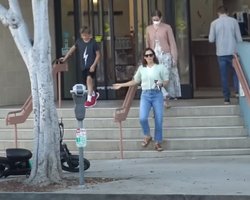 Бен Аффлек провел время с дочерью после эвакуации из-за пожара в Лос-Анджелесе (фото)