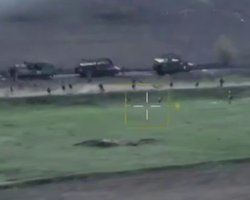 Сили оборони розгромили потужну колону бронетехніки ЗС РФ у Донецькій області (відео)