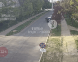 Приехали со стороны Молдавии: появилось видео обстрела "МГБ Приднестровья" в Тирасполе