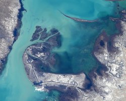 Оаза посеред одного з найпосушливіших регіонів Землі: особливе озеро сфотографували з космосу