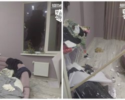 Росіяни атакували дронами Одесу: один із безпілотників влетів у квартиру (фото, відео)