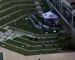 Убивство Чарлі Кірка: дрон зафіксував наслідки стрілянини в кампусі (фото)