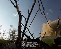 Кроют плотным огнем: 3 ОШБр показала штурмы посадок в лесополосе под Бахмутом (видео)