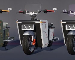 Альтернатива автомобілю: Toyota показала оригінальний електроскутер із багажником (фото)