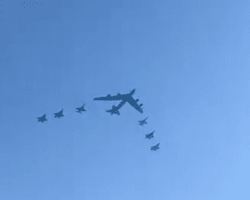 Послання Росії: над Естонією пролетів американський бомбардувальник B-52H Stratofortress (відео)