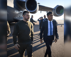 Зеленский прибыл в Великобританию: первые подробности визита (видео)