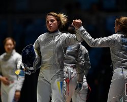Украинские саблистки прошли в финал Олимпиады