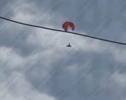 В Одесской области заметили "Шахед" с парашютом (видео)