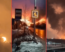 "Великі пожежі", поранений солдат і удар по хімзаводу: нові деталі про атаку по РФ (відео)